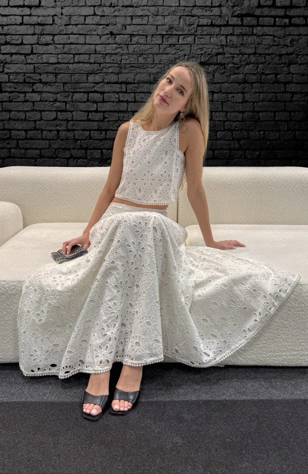 Gretchen Scott Sizzle Summer Eyelet Skirt | Island Pursuit