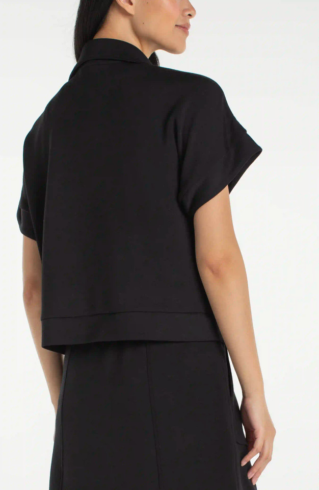 Liverpool Los Angeles Half Zip Popover Top