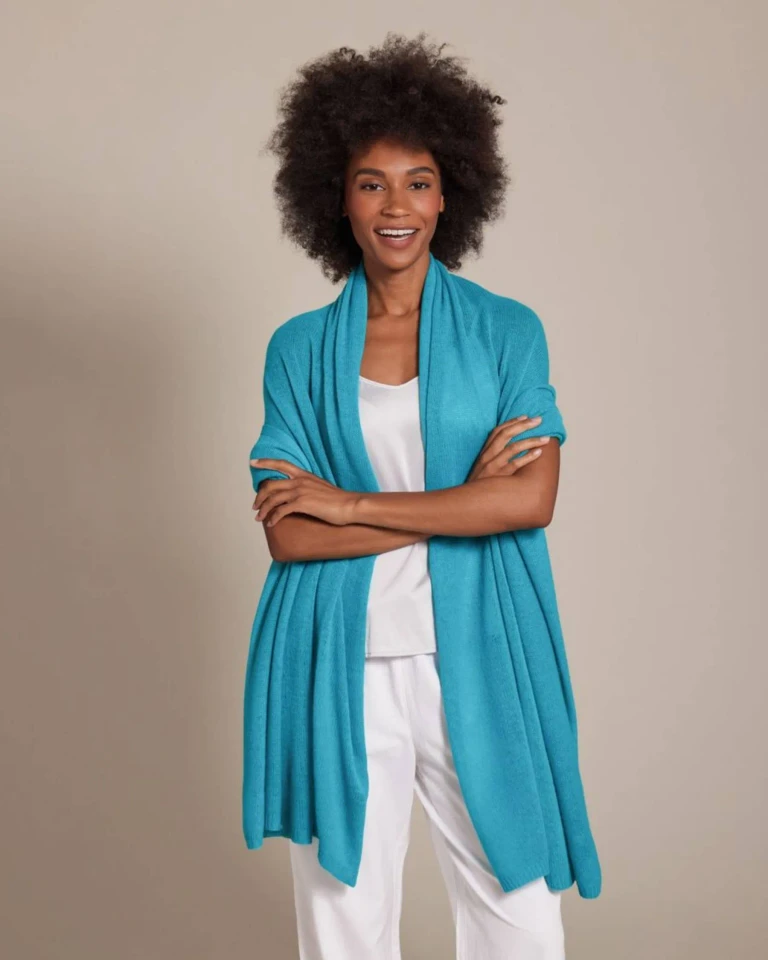 Alashan Cashmere 100% Luxury Cashmere Breezy Travel Wrap