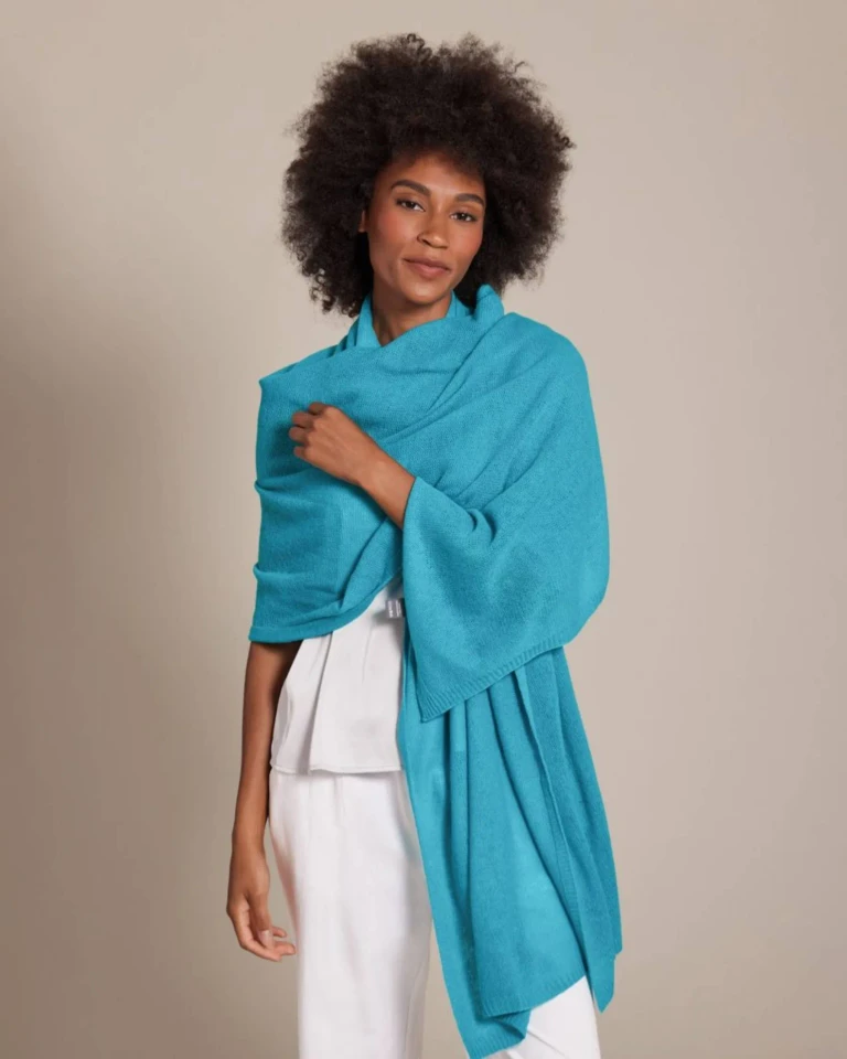 Alashan Cashmere 100% Luxury Cashmere Breezy Travel Wrap