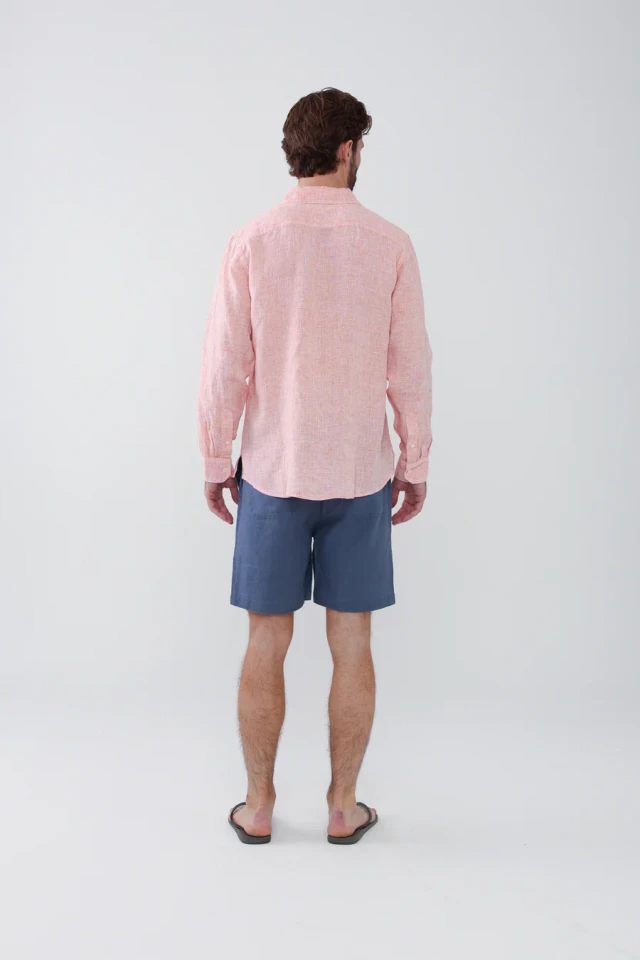HiHo Lightweight Yarn Dye Linen Shirt