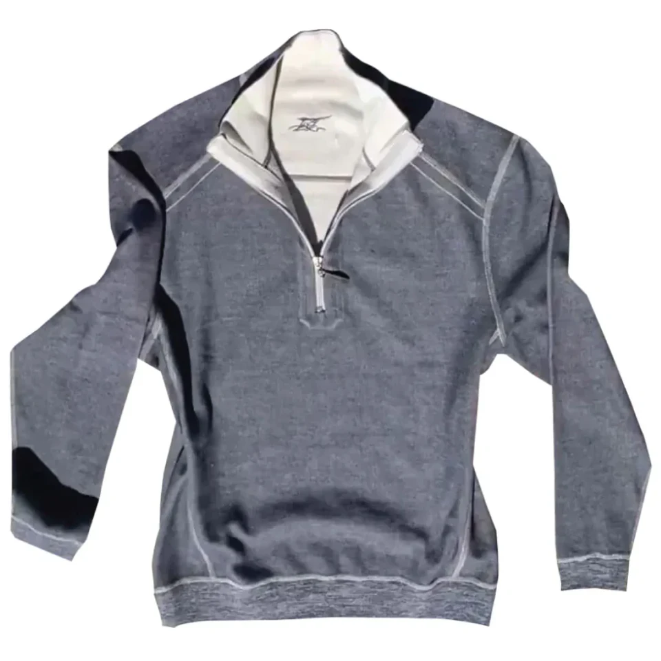 Madda Fella Riptide Reversible Quarter-Zip Sweater