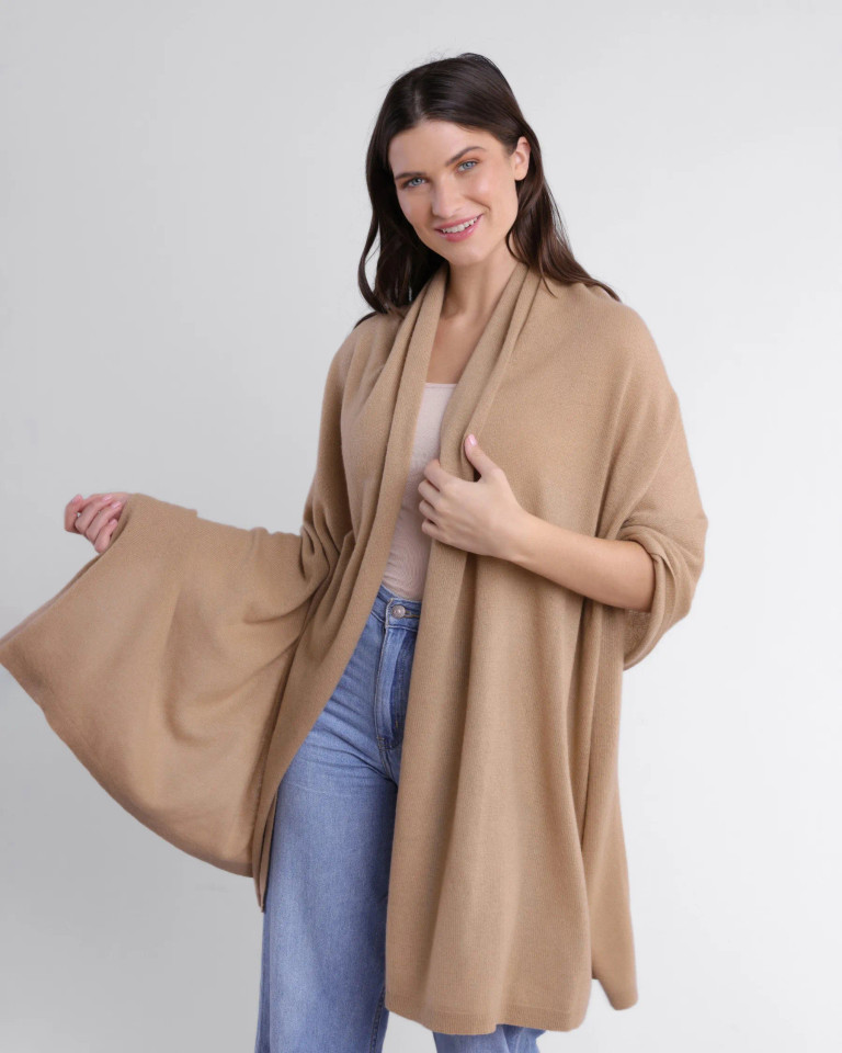 Alashan Cashmere 100% Cashmere Luxe Travel Wrap offered in a variety of colors sold by Island Pursuit offering free shipping over $100