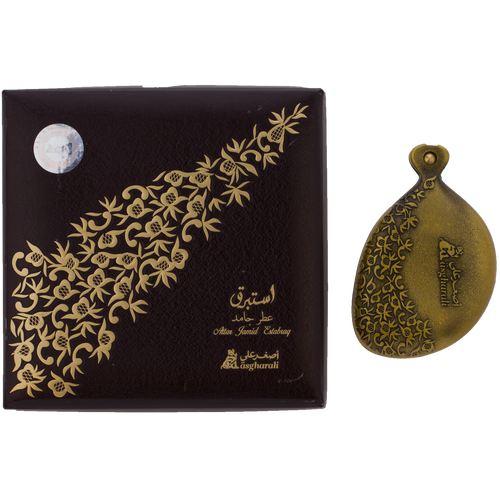 Estabraq Solid Perfume and box by AsgharAli - AttarMist.com