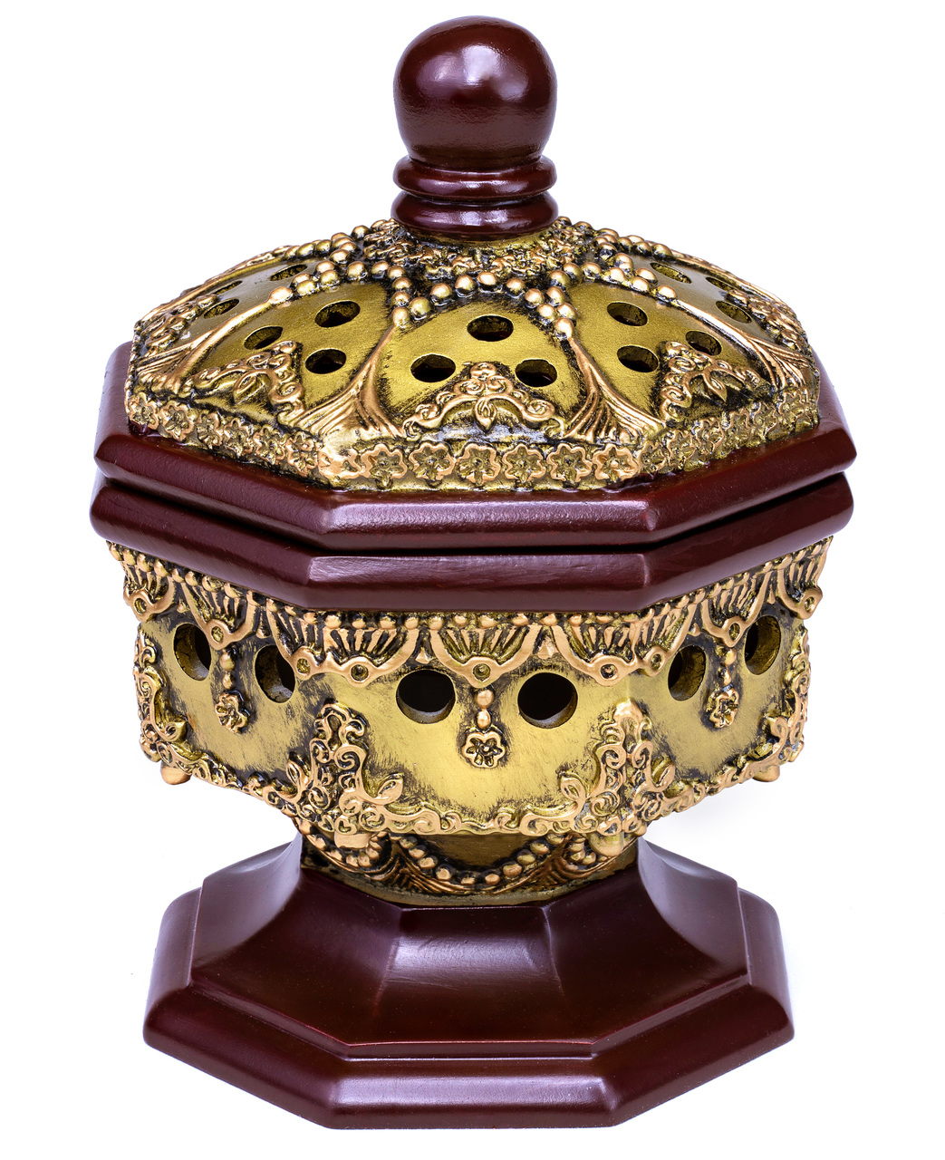 Luxury Incense Burner Octagon - AttarMist.com