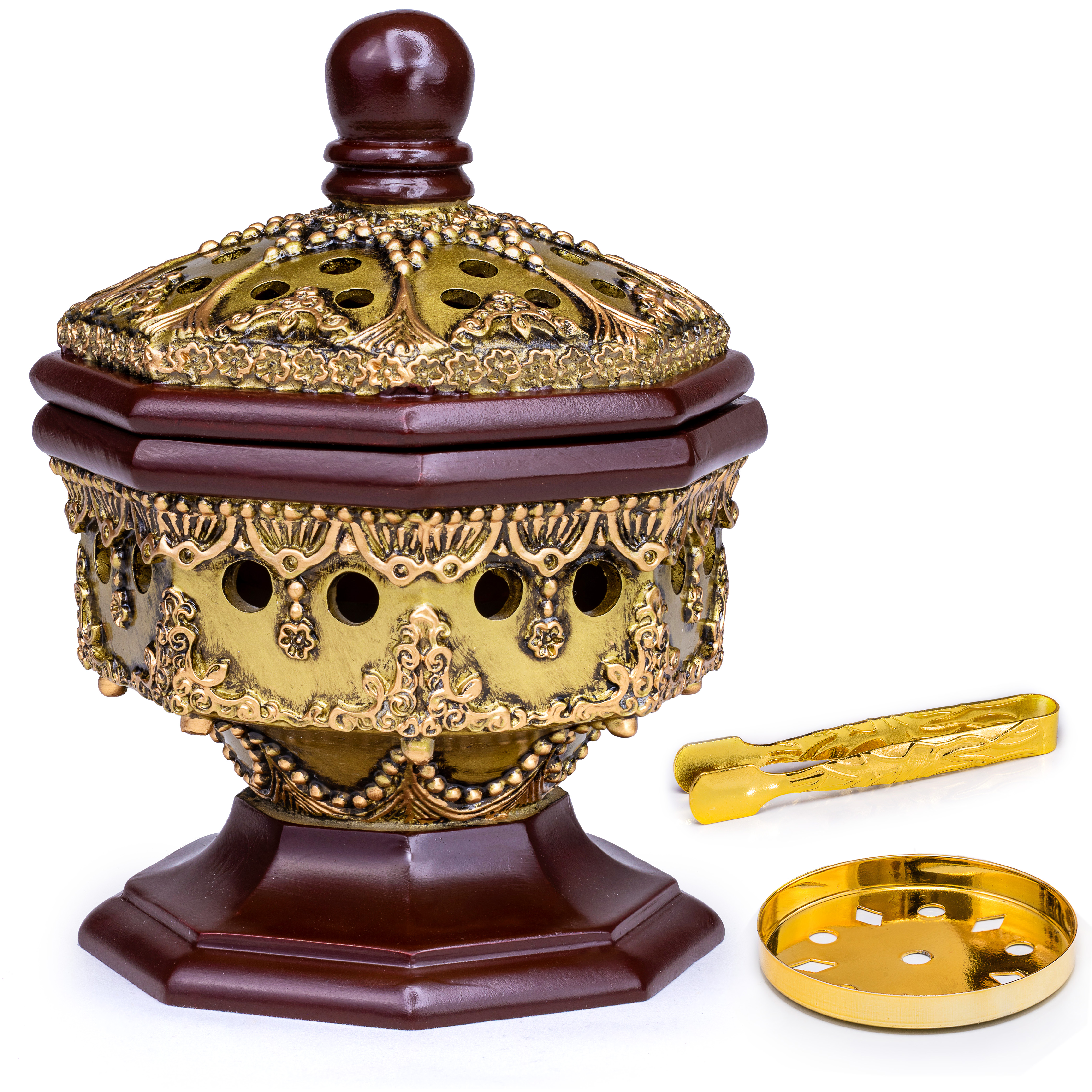 Luxury Octagon Bronze Burner