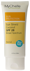 MyChelle Dermaceuticals, Sun Shield Coconut, SPF 28, Normal, 2.3 fl oz (68 ml) (Discontinued Item)