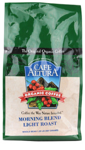 Cafe Altura, Organic Coffee, Morning Blend, Medium Roast, Whole Bean, 20 oz (567 g)