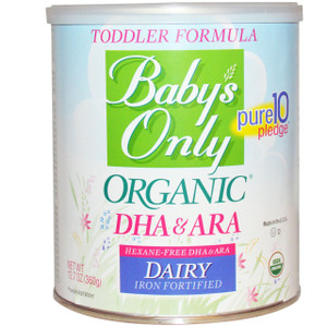 Natures One, Babys Only Organic, Toddler Formula, DHA & ARA, Dairy, 12.7 oz (360 g)
