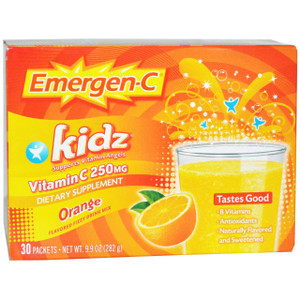 Emergen-C, Kidz, Orange, 30 Packets, 9.9 oz (282 g)