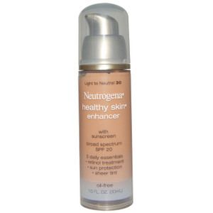Neutrogena, Healthy Skin Enhancer, Broad Spectrum SPF 20, Light to Neutral 30, 1.0 fl oz (30 ml)