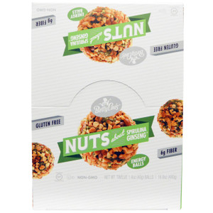 Betty Lous Nuts about Protein Plus Energy Balls Spirulina Ginseng -- 12 Balls