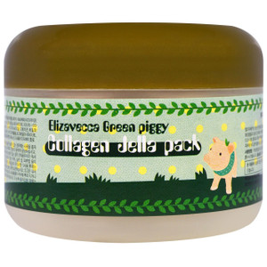 Elizavecca, Green Piggy, Collagen Jelly Pack, 3.53 oz (100 g)