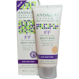 Andalou Naturals, BB Perfecting Beauty Balm, Age Defying, SPF 30, Natural Tint, 2 fl oz (58 ml)