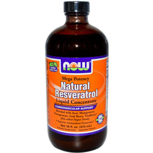 Now Foods, Natural Resveratrol, Liquid Concentrate, 16 fl oz (473 ml)
