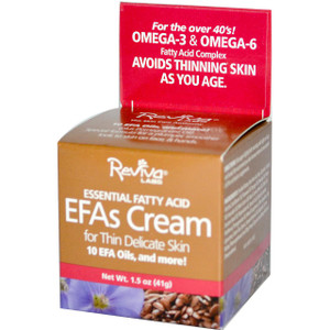 Reviva Labs, EFAs Cream for Thin Delicate Skin, 1.5 oz (41 g)