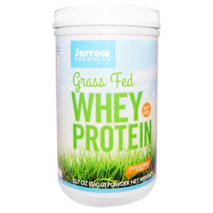 Jarrow Formulas Grass Fed Whey Protein Unflavored -- 15 Servings