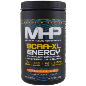 Maximum Human Performance, Premium Series, BCAA-XL Energy, Tangerine, 10.6 oz (300 g)