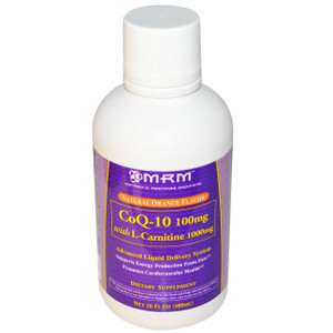 MRM, Nutrition, CoQ-10 L-Carnitine, Orange-Vanilla, 16 fl oz (480 ml)