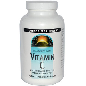 Source Naturals Vitamin C Ascorbic Acid Crystals -- 16 oz