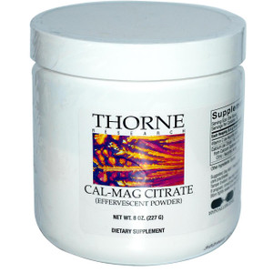 Thorne Research, Cal-Mag Citrate, Effervescent Powder, 7.5 oz (214 g)