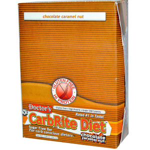 Universal Nutrition, Docs CarbRite Diet, Chocolate Caramel Nut, 12 Bars, 2.0 oz (56.7 g) Each