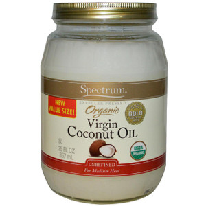 Spectrum Culinary Organic Virgin Coconut Oil Unrefined -- 29 fl oz