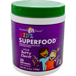 Amazing Grass, Kidz Superfood, Berry Blast, 6.35 oz (180 g)