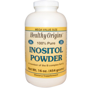 Healthy Origins, 100% Pure Inositol Powder, 16 oz (454 g)