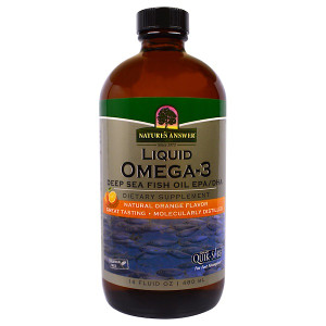 Natures Answer, Liquid Omega-3, Deep Sea Fish Oil EPA/DHA, Natural Orange Flavor, 16 fl oz (480 ml)