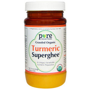 Pure Indian Foods, Grass-Fed Organic Turmeric Superghee, 7.5 oz (212 g)