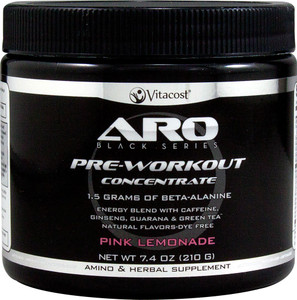 ARO-Vitaco Black Series Pre-Workout Concentrate Pink Lemonade -- 7.4 oz (210 g)