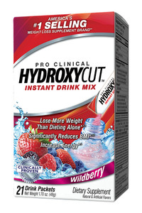 Hydroxycut Pro Clinical Hydroxycut Drink Mix Wildberry Blast -- 28 Packets