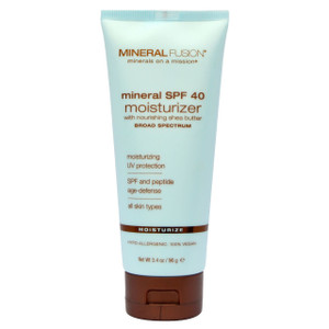 Mineral Fusion, Mineral SPF 40 Moisturizer, Moisturize, 3.4 oz (96 g)