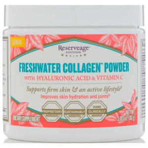 <img alt="ReserveAge Nutrition, Freshwater Collagen Powder with Hyaluronic Acid & Vitamin C, Lemon, 3.03 oz (86 g)" title="ReserveAge Nutrition, Freshwater Collagen Powder with Hyaluronic Acid & Vitamin C, Lemon, 3.03 oz (86 g),853427006502"