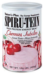 Natures Plus, Spiru-Tein High Protein Energy Meal,  Cherries Jubilee - 1.06 lbs