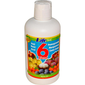 LifeTime Vitamins, Lifes Basics 6-IN-1 Superfruit Juice Blend, 32 fl oz (946 ml)