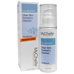 MyChelle Dermaceuticals, Cleansers, Clear Skin Cranberry Cleanser, Oily/Blemish, 4.2 fl oz (124 ml) (Discontinued Item)