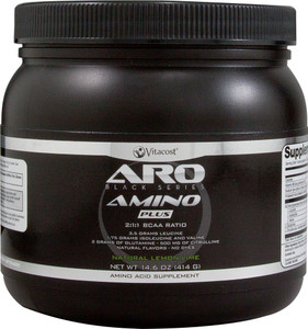 ARO-Vitaco Black Series Amino Plus - BCAA Natural Lemon Lime -- 14.6 oz (414 g)