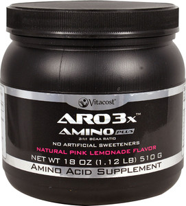 Vitaco ARO 3X Amino Plus BCAA Natural Pink Lemonade -- 30 Servings