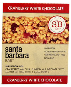 Santa Barbara Bar, Cranberry White Chocolate , 12 Bars, 18.96 oz (540 g)