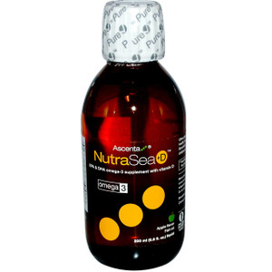 Ascenta, NutraSea + D, Omega-3 + Vitamin D, Crisp Apple Flavor, 6.8 fl oz (200 ml) Liquid
