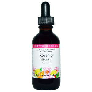 Eclectic Institute, Rosehip Glycerite, Alcohol Free, 2 fl oz (60 ml)