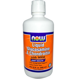 Now Foods, Liquid Glucosamine & Chondroitin with MSM, Citrus, 32 fl oz (946 ml)