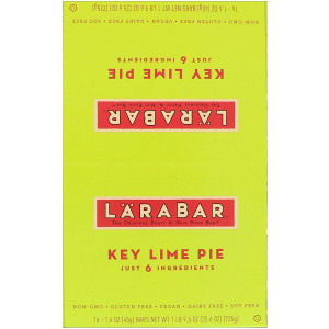 Larabar Fruit & Nut Food Bar Gluten Free Key Lime Pie -- 16 Bars