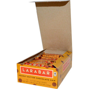 Larabar, Peanut Butter Chocolate Chip, 16 Bars, 1.6 oz (45 g) Each