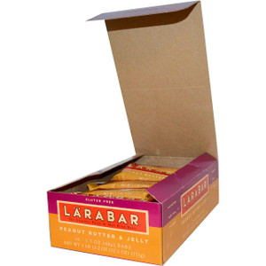 Larabar, Peanut Butter & Jelly, 16 Bars, 1.7 oz (48 g) Each