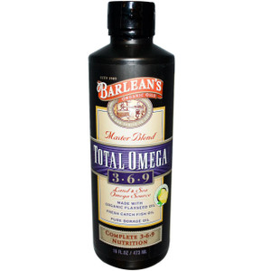 Barleans Organic Total Omega 3 6 9 Lemonade -- 16 fl oz