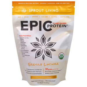 Sprout Living, Epic Protein, Vanilla Lucuma, 16 oz (455 g)