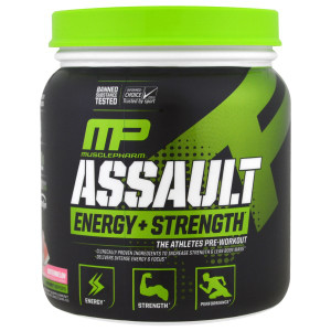 MusclePharm, Assault Energy + Strength, Pre-Workout, Watermelon, 12.17 oz (345 g)